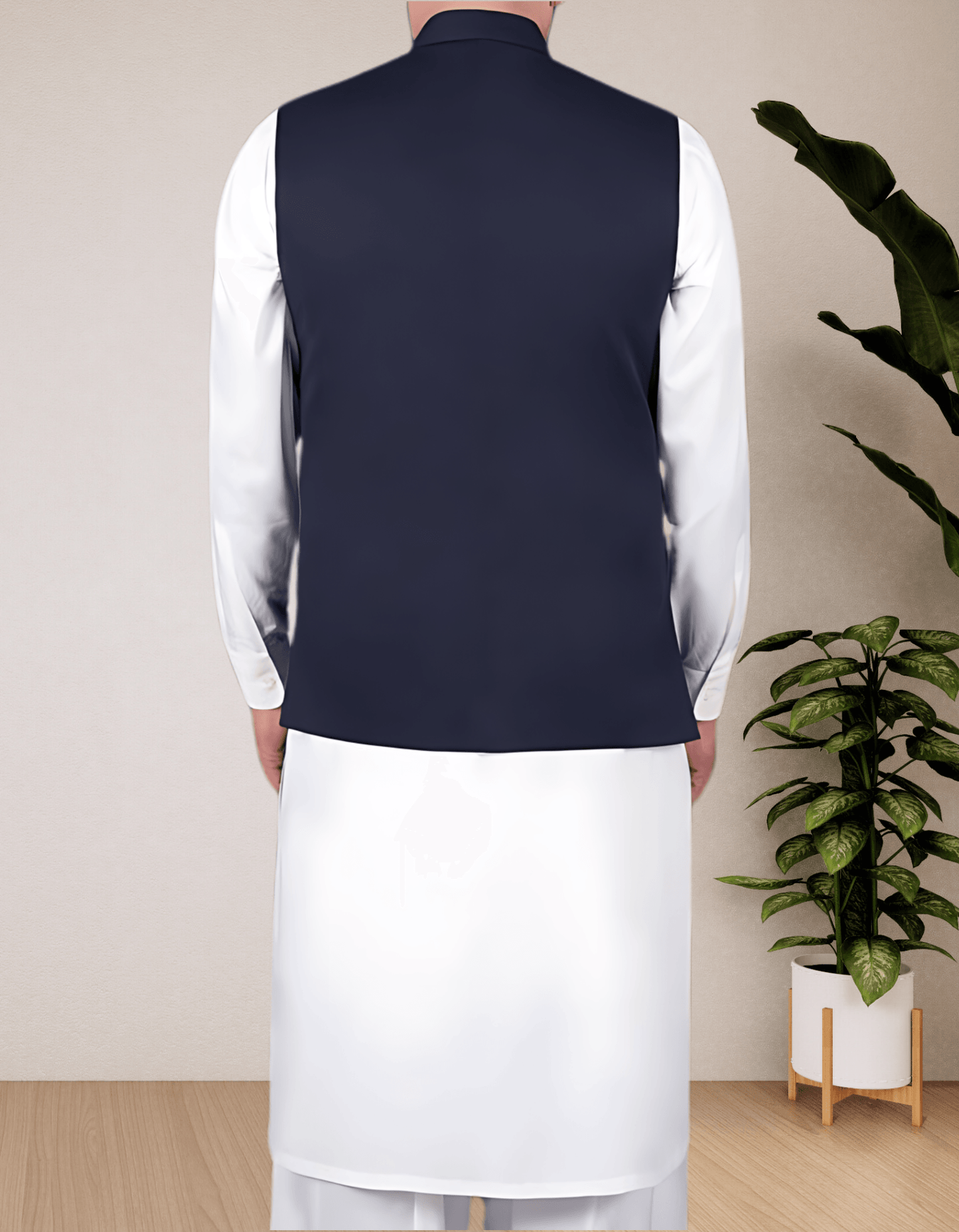 Navy Blauw - Waistcoat/Gilet - UniWorth Collectie