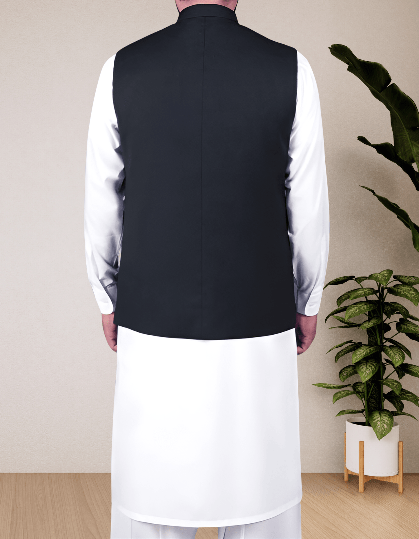 Zwart - Waistcoat/Gilet - UniWorth Collectie