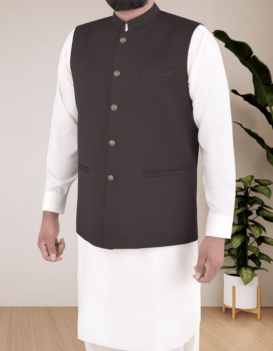 Chocolate - Waistcoat/Gilet - UniWorth Collectie