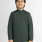 Deep Green Kameez Shalwar for Boys | J. Junaid Jamshed