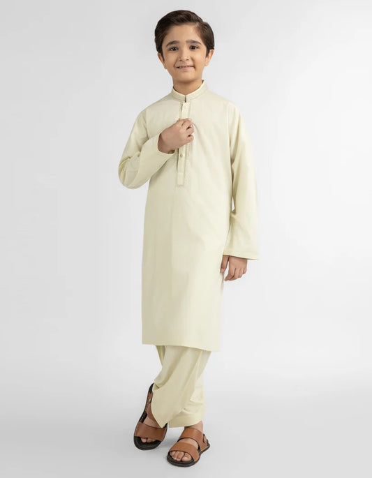 Lemon Kameez Shalwar for Boys | J. Junaid Jamshed