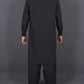 Zwart - Shalwar kameez - Gewone kraag - Saqafat collectie