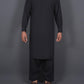 Zwart - Shalwar kameez - Gewone kraag - Saqafat collectie
