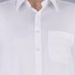 Effen wit - Shalwar kameez - Gewone kraag - Saqafat collectie
