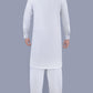Off white - Shalwar kameez  - Bandkraag - Saqafat collectie