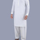 Off white - Shalwar kameez  - Bandkraag - Saqafat collectie
