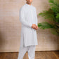 Off white - Shalwar kameez  - Bandkraag - Saqafat collectie